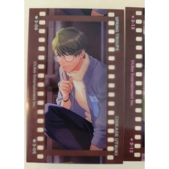 A3! Spring Summer Winter Troupe Kumon Hyodo, Chikage Utsuki, Guy Film Strip Card - Picture 4 of 5